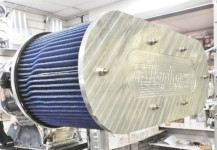 ALKYDIGGER - BILLET AIR FILTER ASSY.  Big & Ugly 5"  &  5-9/16" - 7" ELEMENT